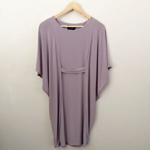 KLOSET | Mauve Gray-Purple Cocoon Dress Drape  Flowy | Size Medium/Large
